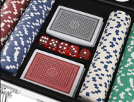 Poker set v kufříku - 300 žetonů