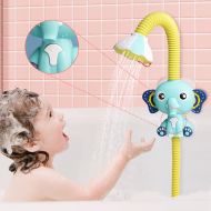 Dětská sprcha do vany Sloník - modrá