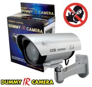 Venkovní atrapa bezpečnostní kamery Dummy s infrapřísvitem