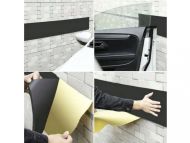 Ochrana dveří - pás na stěnu 200 x 20 cm černá