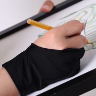 Umělecká rukavice na kreslení a tablet