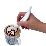 Dekorační pero ke zdobení kávy
