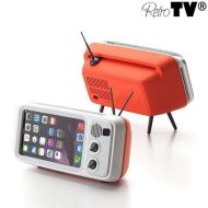Držák mobilního telefonu s vestavěným reproduktorem - RetroTV