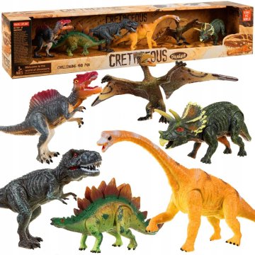 Dinosauři - pohyblivé figurky 6 ks