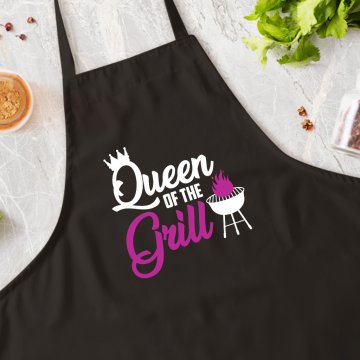 Kuchařská zástěra Queen of the grill