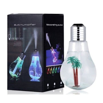 Aroma difuzér s LED osvětlením ve tvaru žárovky