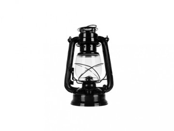Černá olejová lampa 24 cm
